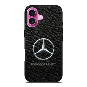 MERCEDES BENZ LEATHER EMBLEM iPhone 16 Plus Case Cover MERCEDES BENZ LEATHER EMBLEM iPhone 16 Plus Case Cover