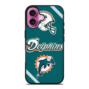 MIAMI DOLPHINS FOOTBALL HELMET LOGO iPhone 16 Plus Case Cover MIAMI DOLPHINS FOOTBALL HELMET LOGO iPhone 16 Plus Case Cover