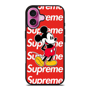 MICKEY MOUSE DISNEY SUPREME iPhone 16 Plus Case Cover MICKEY MOUSE DISNEY SUPREME iPhone 16 Plus Case Cover
