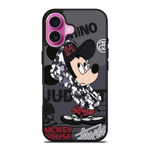 MICKEY MOUSE MOSCHINO iPhone 16 Plus Case Cover MICKEY MOUSE MOSCHINO iPhone 16 Plus Case Cover