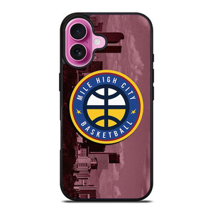 MILE HIGH CITY BASKETBALL BADGE iPhone 16 Plus Case Cover MILE HIGH CITY BASKETBALL BADGE iPhone 16 Plus Case Cover
