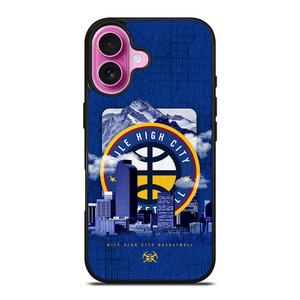 MILE HIGH CITY BASKETBALL LOGO iPhone 16 Plus Case Cover MILE HIGH CITY BASKETBALL LOGO iPhone 16 Plus Case Cover