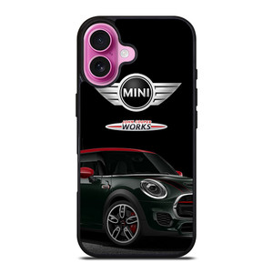 MINI JOHN COOPER WORKS CAR EMLBEM iPhone 16 Plus Case Cover MINI JOHN COOPER WORKS CAR EMLBEM iPhone 16 Plus Case Cover