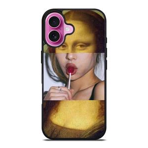 MONA LISA CANDY DOPE iPhone 16 Plus Case Cover MONA LISA CANDY DOPE iPhone 16 Plus Case Cover