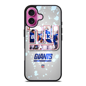 NEW YORK GIANTS NFL SPLASHED iPhone 16 Plus Case Cover NEW YORK GIANTS NFL SPLASHED iPhone 16 Plus Case Cover