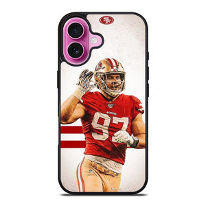 NICK BOSA SAN FRANCISCO 49ERS NFL iPhone 16 Plus Case Cover NICK BOSA SAN FRANCISCO 49ERS NFL iPhone 16 Plus Case Cover