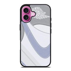 NIKE AIR JORDAN 1 HIGH GREY iPhone 16 Plus Case Cover NIKE AIR JORDAN 1 HIGH GREY iPhone 16 Plus Case Cover