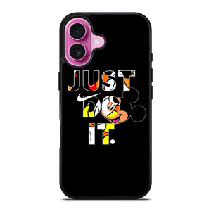 NIKE JUST DO IT MICKEY MOUSE iPhone 16 Plus Case Cover