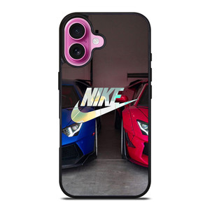 NIKE LAMBORGHINI CAR LOGO iPhone 16 Plus Case Cover NIKE LAMBORGHINI CAR LOGO iPhone 16 Plus Case Cover