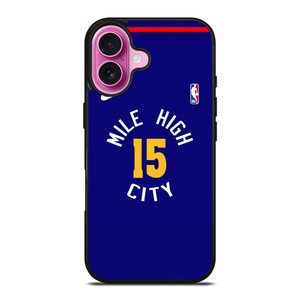 NIKOLA JOKIC MILE HIGH CITY BASKETBALL iPhone 16 Plus Case Cover NIKOLA JOKIC MILE HIGH CITY BASKETBALL iPhone 16 Plus Case Cover