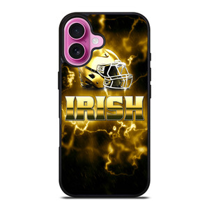 NOTRE DAME IRISH HELMET GOLD iPhone 16 Plus Case Cover NOTRE DAME IRISH HELMET GOLD iPhone 16 Plus Case Cover