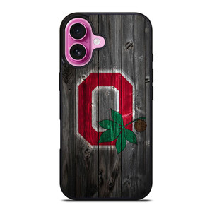 OHIO STATE BUCKEYES LOGO WOOD iPhone 16 Plus Case Cover OHIO STATE BUCKEYES LOGO WOOD iPhone 16 Plus Case Cover