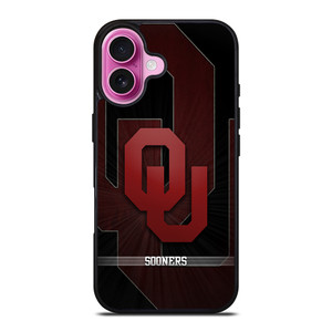 OKLAHOMA SOONERS BASKETBALL LOGO iPhone 16 Plus Case Cover