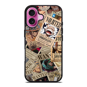 ONE PIECE POSTER WANTED COLLAGE iPhone 16 Plus Case Cover ONE PIECE POSTER WANTED COLLAGE iPhone 16 Plus Case Cover