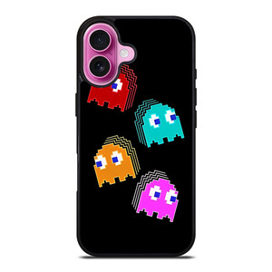PAC MAN GAMES CHARACTERS iPhone 16 Plus Case Cover PAC MAN GAMES CHARACTERS iPhone 16 Plus Case Cover