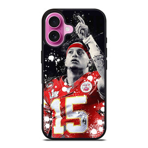 PATRICK MAHOMES KANSAS CITY CHIEF ART iPhone 16 Plus Case Cover PATRICK MAHOMES KANSAS CITY CHIEF ART iPhone 16 Plus Case Cover