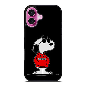 PEANUTS SNOOPY DOG SUPREME iPhone 16 Plus Case Cover PEANUTS SNOOPY DOG SUPREME iPhone 16 Plus Case Cover