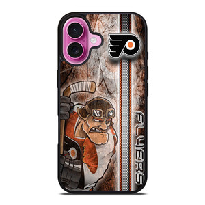 PHILADELPHIA FLYERS ICE HOCKEY GRUNGE LOGO iPhone 16 Plus Case Cover PHILADELPHIA FLYERS ICE HOCKEY GRUNGE LOGO iPhone 16 Plus Case Cover