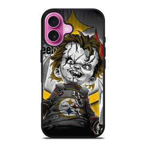 PITTSBURGH STEELERS CHUCKY DOLL iPhone 16 Plus Case Cover