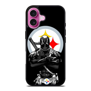 PITTSBURGH STEELERS FOOTBALL DEADPOOL iPhone 16 Plus Case Cover PITTSBURGH STEELERS FOOTBALL DEADPOOL iPhone 16 Plus Case Cover