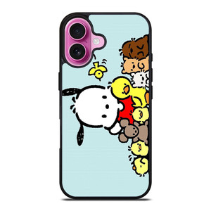 POCHACCO HELLO KITTY CARTOON iPhone 16 Plus Case Cover POCHACCO HELLO KITTY CARTOON iPhone 16 Plus Case Cover