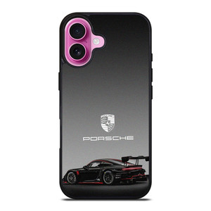 PORSCHE 911 GT3 RS BLACK iPhone 16 Plus Case Cover