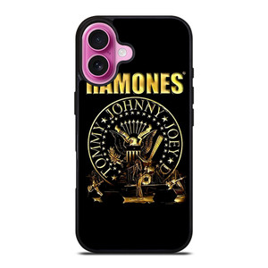 RAMONES ROCK BAND GOLD LOGO iPhone 16 Plus Case Cover RAMONES ROCK BAND GOLD LOGO iPhone 16 Plus Case Cover