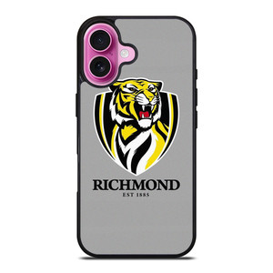 RICHMOND TIGERS FOOTBALL LOGO 1885 iPhone 16 Plus Case Cover RICHMOND TIGERS FOOTBALL LOGO 1885 iPhone 16 Plus Case Cover