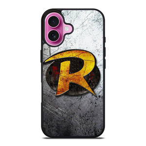 ROBIN DC COMICS GRUNGE LOGO iPhone 16 Plus Case Cover ROBIN DC COMICS GRUNGE LOGO iPhone 16 Plus Case Cover