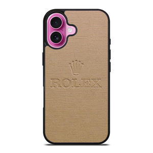 ROLEX WATCHES BROWN iPhone 16 Plus Case Cover ROLEX WATCHES BROWN iPhone 16 Plus Case Cover