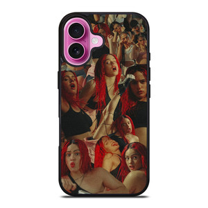 ROSALIA SINGER COLLAGE iPhone 16 Plus Case Cover ROSALIA SINGER COLLAGE iPhone 16 Plus Case Cover