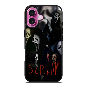 SCREAM GHOST COLLAGE iPhone 16 Plus Case Cover SCREAM GHOST COLLAGE iPhone 16 Plus Case Cover