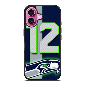 SEATTLE SEAHAWKS NFL 12 MAN LOGO iPhone 16 Plus Case Cover SEATTLE SEAHAWKS NFL 12 MAN LOGO iPhone 16 Plus Case Cover