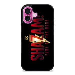SHAZAM FURY OF THE GODS LOGO iPhone 16 Plus Case Cover SHAZAM FURY OF THE GODS LOGO iPhone 16 Plus Case Cover