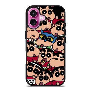 SHINCHAN CARTOON COLLAGE iPhone 16 Plus Case Cover