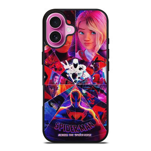 SPIDERMAN ACROSS THE SPIDER VERSE MOVIE POSTER iPhone 16 Plus Case Cover SPIDERMAN ACROSS THE SPIDER VERSE MOVIE POSTER iPhone 16 Plus Case Cover