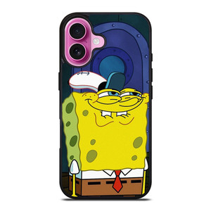 SPONGEBOB SQUAREPANTS EVIL FACE iPhone 16 Plus Case Cover
