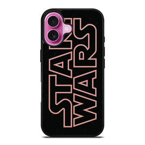 STAR WARS PINK LOGO iPhone 16 Plus Case Cover STAR WARS PINK LOGO iPhone 16 Plus Case Cover