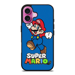 SUPER MARIO BROS GAMES ICON iPhone 16 Plus Case Cover SUPER MARIO BROS GAMES ICON iPhone 16 Plus Case Cover