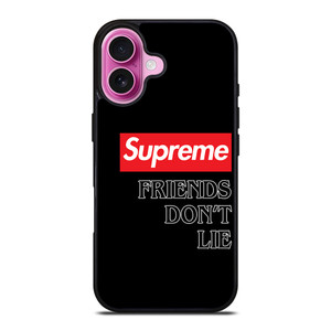 SUPREME STRANGER THINGS FRIENDS DONT LIE iPhone 16 Plus Case Cover SUPREME STRANGER THINGS FRIENDS DONT LIE iPhone 16 Plus Case Cover