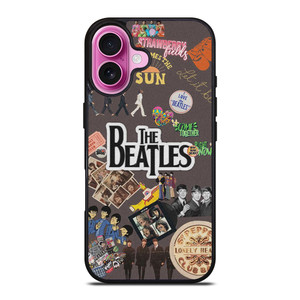THE BEATLES ROCK BAND COLLAGE iPhone 16 Plus Case Cover THE BEATLES ROCK BAND COLLAGE iPhone 16 Plus Case Cover