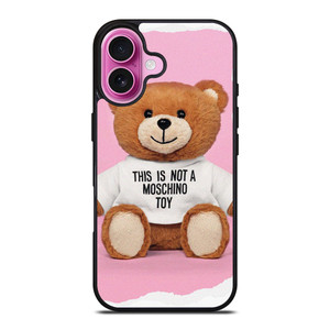 THIS IS NOT MOSCHINO TOY BEAR iPhone 16 Plus Case Cover THIS IS NOT MOSCHINO TOY BEAR iPhone 16 Plus Case Cover