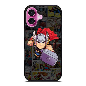 THOR MARVEL COMIC CUTE iPhone 16 Plus Case Cover THOR MARVEL COMIC CUTE iPhone 16 Plus Case Cover