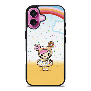 TOKIDOKI DONUTELLA RAINBOW iPhone 16 Plus Case Cover TOKIDOKI DONUTELLA RAINBOW iPhone 16 Plus Case Cover