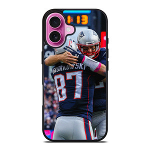 TOM BRADY X ROB GRONKOWSKI NEW ENGLAND PATRIOT iPhone 16 Plus Case Cover
