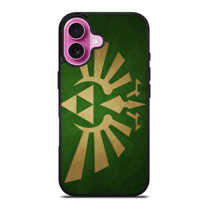 TRIFORCE LEGEND OF ZELDA GREEN LOGO iPhone 16 Plus Case Cover TRIFORCE LEGEND OF ZELDA GREEN LOGO iPhone 16 Plus Case Cover