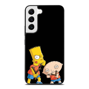 BART SIMPSONS AND GRIFFIN FAMILY GUY Samsung Galaxy S22 Case Cover BART SIMPSONS AND GRIFFIN FAMILY GUY Samsung Galaxy S22 Case Cover