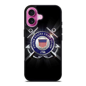 UNITED STATES COAST GUARD SYMBOL iPhone 16 Plus Case Cover UNITED STATES COAST GUARD SYMBOL iPhone 16 Plus Case Cover