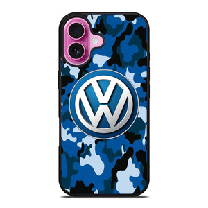 VW VOLKSWAGEN CAMO EMBLEM iPhone 16 Plus Case Cover