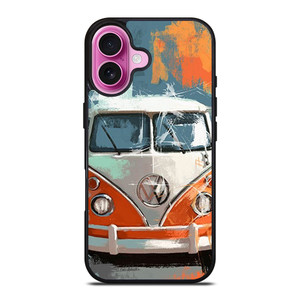 VW VOLKSWAGEN COMBI PAINTED iPhone 16 Plus Case Cover VW VOLKSWAGEN COMBI PAINTED iPhone 16 Plus Case Cover